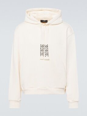 Alanui Embroidered cotton hoodie Sz l